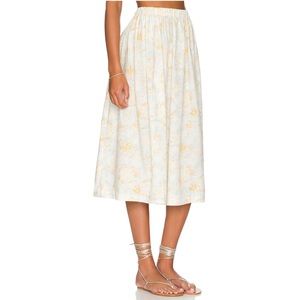 Anna Nata Floral  Mary Midi Skirt